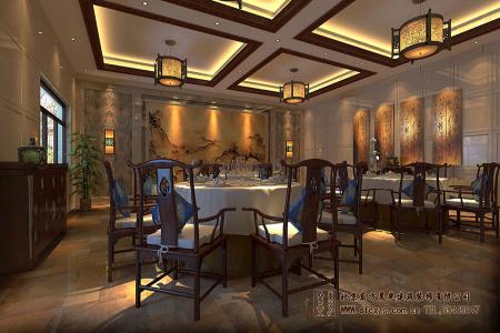 四合院酒店式餐廳設(shè)計